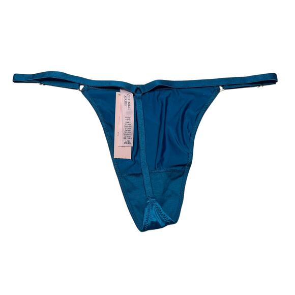 Victoria's Secret Smooth High-Leg Adjustable V-String Panty Jade Size Large - Picture 2 of 2